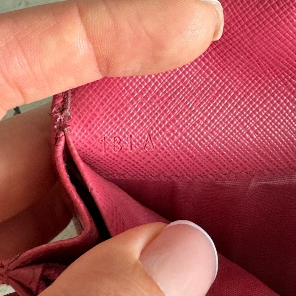 PRADA Milano Pink Long Wallet, Authentic - Picture 13 of 16